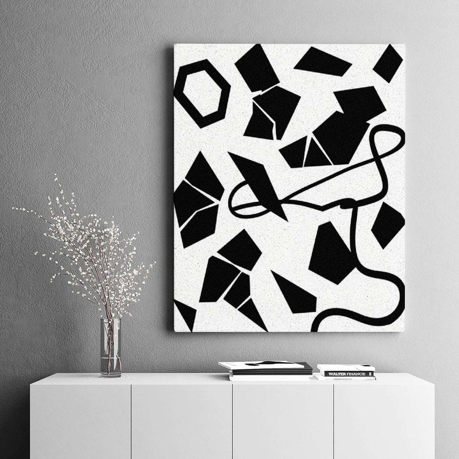 KOAYUBFC Geometrie Malen nach Zahlen Kit für Erwachsene Anfänger Erwachsene Malen nach Zahlen Kits auf Leinwand DIY Acryl Ölfarben Malerei mit Pinseln für Geschenk Home Wall Decor