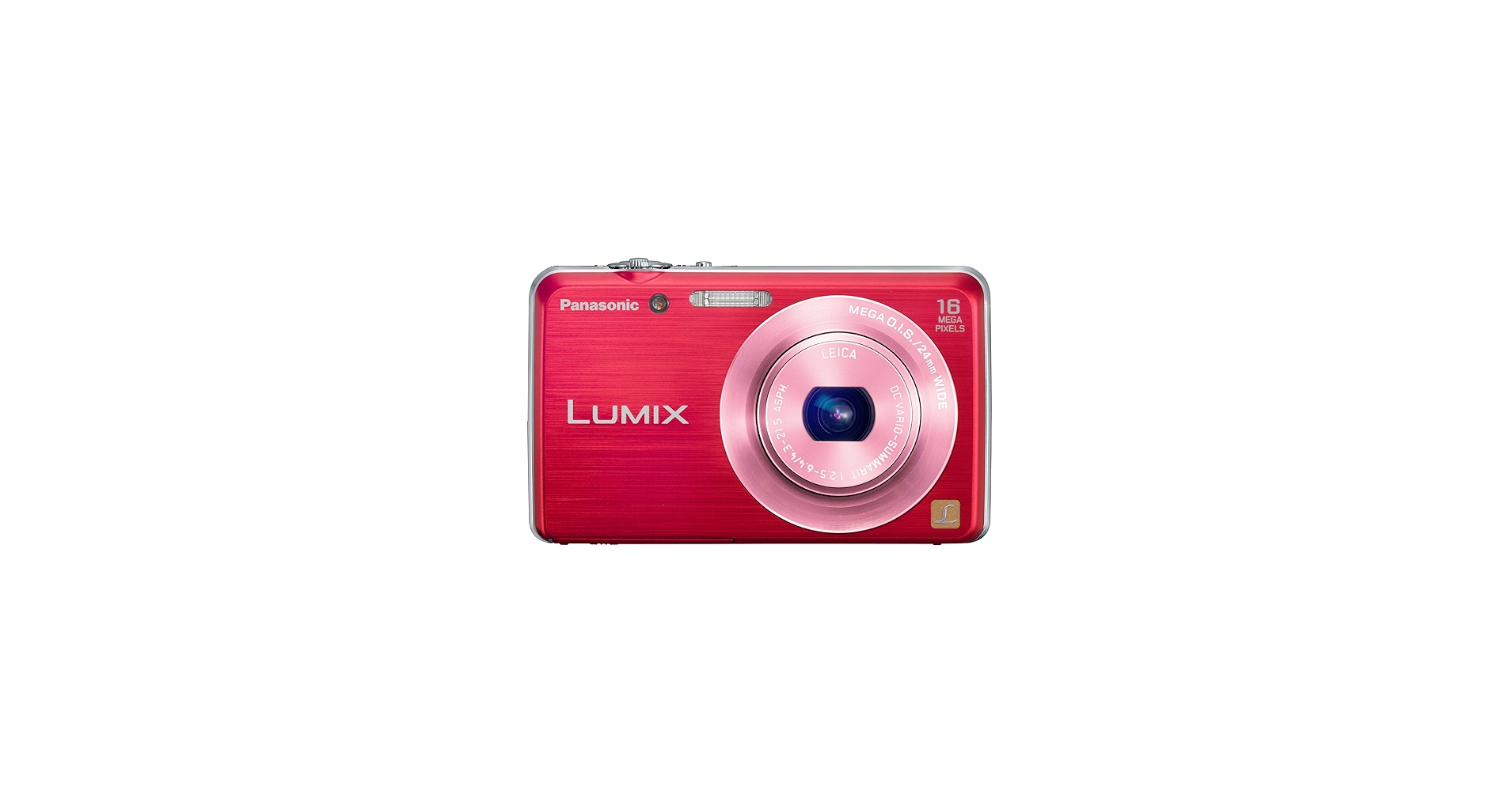 Panasonic LUMIX DMC-FH8 レッド Panasonic Lumix DMC FH-8 16.1 MP Digital Camera with 5X Wide