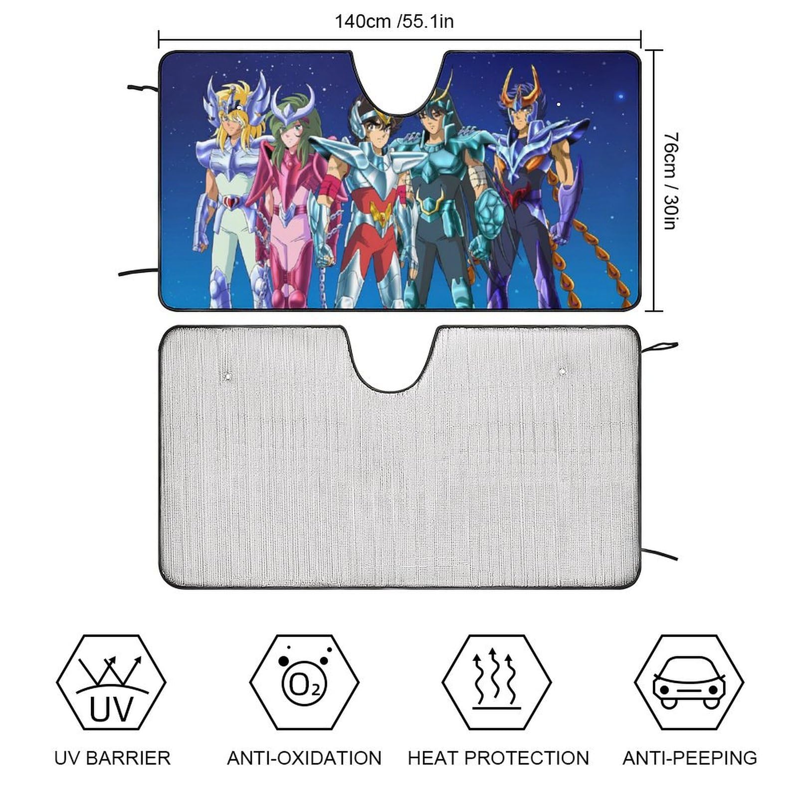 聖闘士星矢 カーシェイド 楽天市場】【ランキング入賞】 サンシェード