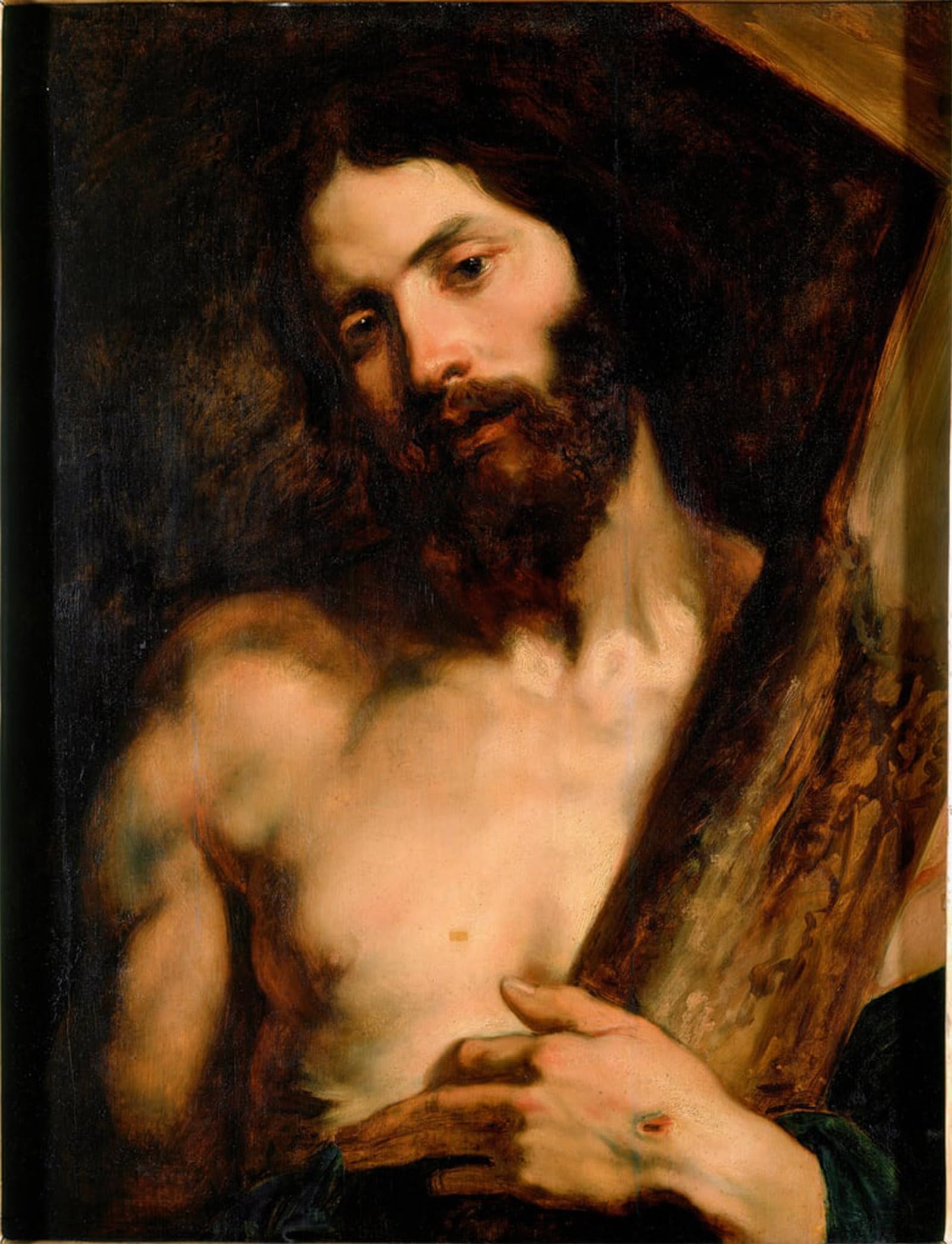 POSTERIIk Vintage Print Pop Art Landscape Artwork Christ Bearing the Cross Painting by Van Dyck Art Prints for Office Home Decor 60x90cm