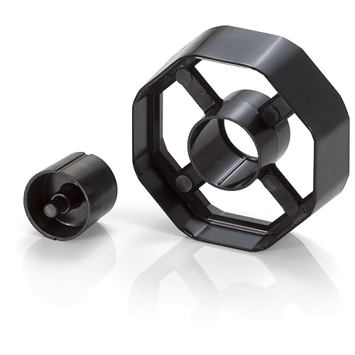 Miniatura 5 de Officemate Dispensador de cinta resistente 2 en 1 con núcleo de 1 pulgada y 3 pulgadas, negro (96699)