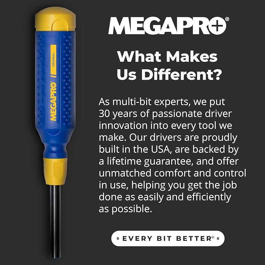 MEGAPRO® 15-in-1 Original Multi-bit Screwdriver | Home DIY