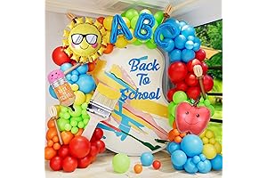 Back to School Balloon Garland Arch Kit: Inspire the Classroom with Educational Flair