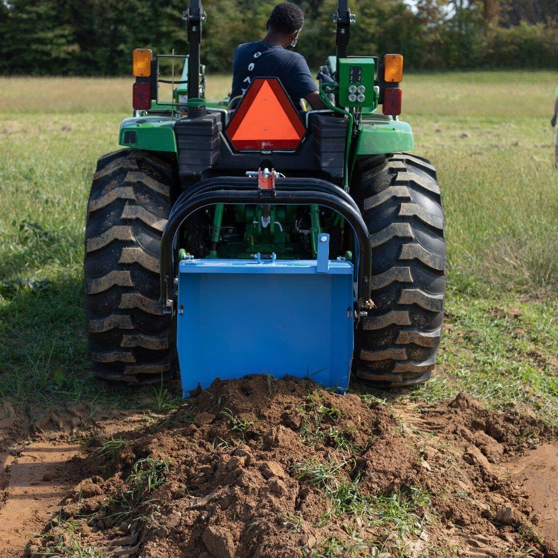 Titan Attachments 30" Reversible Dirt Scoop Shovel and Scraper, Category 1, 3 Point Tractors : Patio, Lawn & Garden