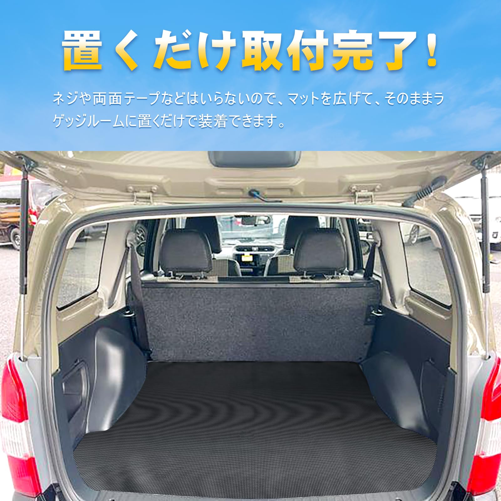 Amazon | TELLIKA プロボックス ラゲッジマット 160系 サクシード 