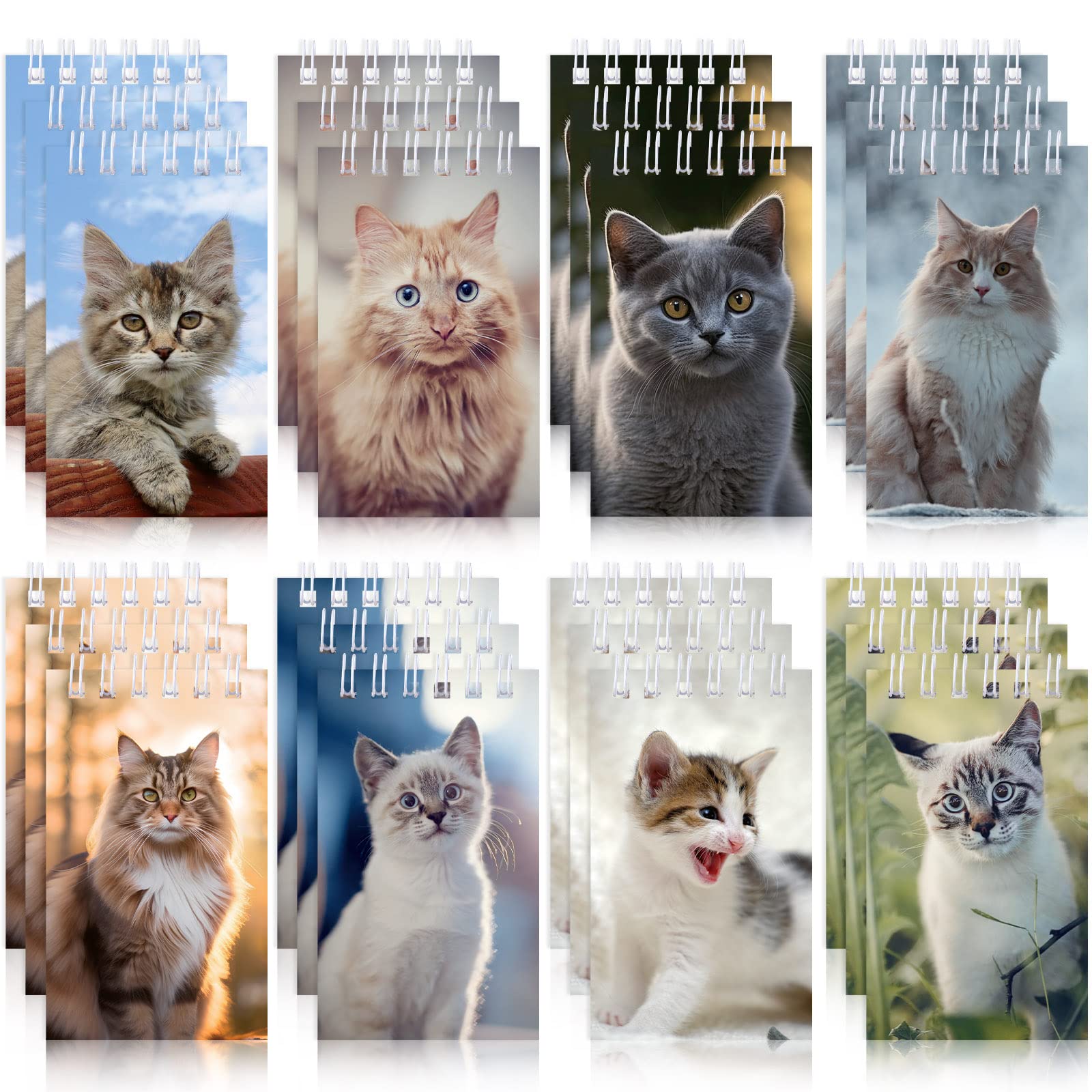 Bloc-notes à spirale chat de Teling pour lot de fête de classe