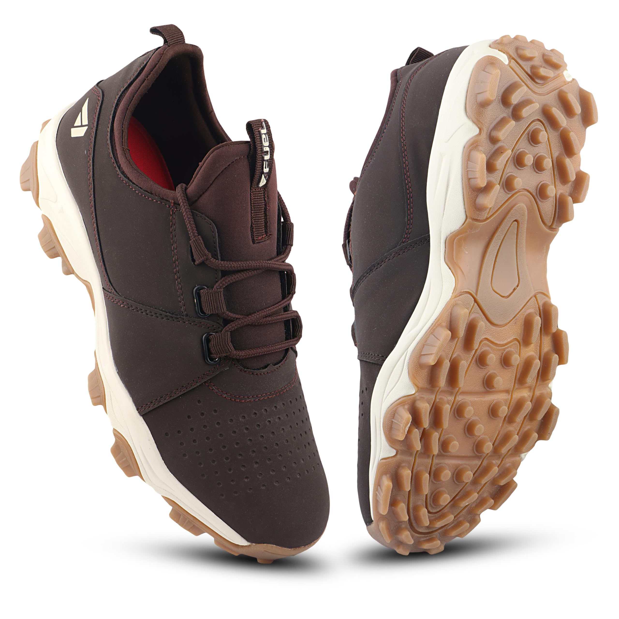 Outdoor-01 Men’s Hiking & Trekking Shoes | Durable Rexine Upper & EVA+TPR Anti-Skid Sole | Lightweight Outdoor Shoes for Trail, Climbing, Walking, Running & Casual Use-image-11