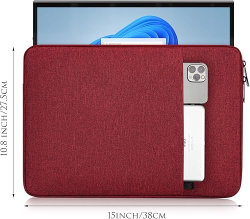 Miniatura 9 de Funda para monitor portátil de 15.6 pulgadas compatible con Anyuse YxK Forhelp Newsoul KYYASUS Zenscreen 15.6 pulgadas, bolsa de computadora para