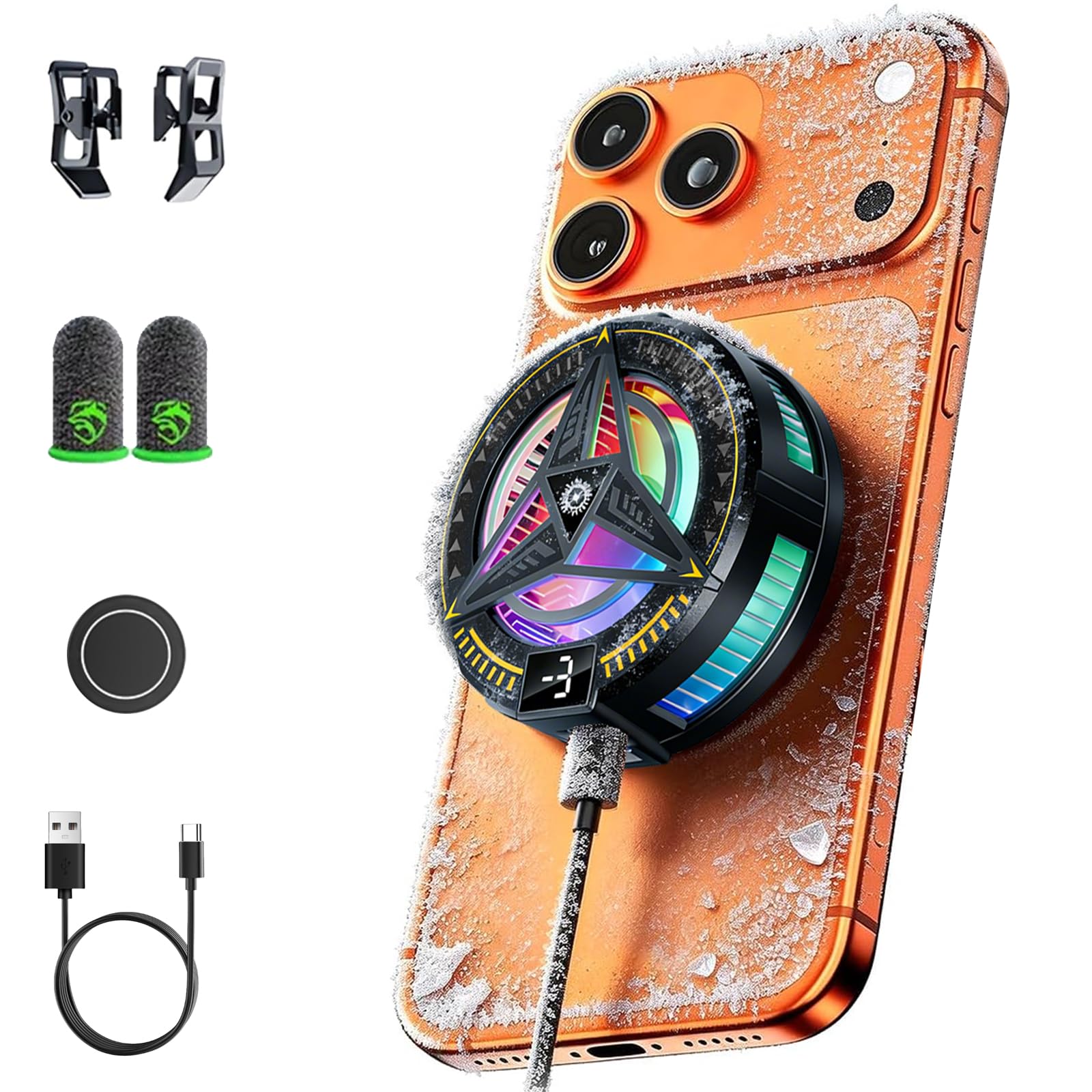Amazon.co.jp: 【2026 夏・瞬間強冷】Klszear スマホ 冷却ファン