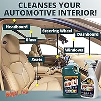Vista 3 de Bugs N' All Limpiador y Desengrasante Multiusos para Coche - Concentrado Removedor de Insectos y Alquitrán de 1 Galón - Limpiador Exterior Seguro