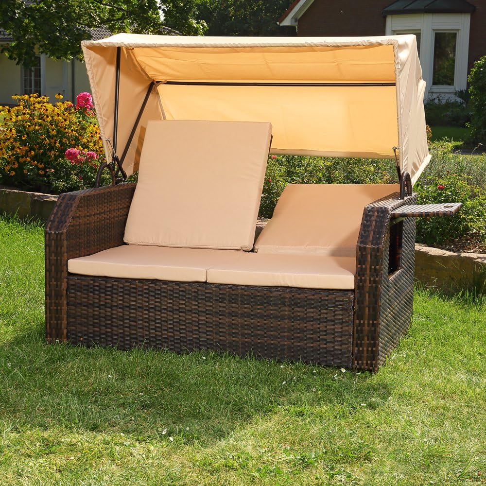 Strandkorb im Garten