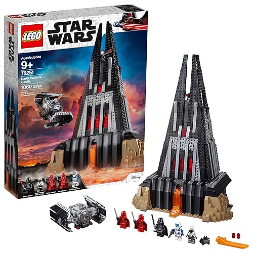Sinoeem LEGO Star Wars Darth Vader's Castle 75251 Building Kit Includes TIE Fighter, Darth Vader Minifigures, Bacta Tank and More (1,060 Pieces) - (Amazon Exclusive) - Multicolor