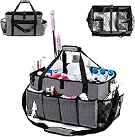 Vista 8 de Organizador grande de limpieza para proveedores de limpieza, organizador de almacenamiento de 15 pulgadas para limpieza de la casa, bolsa
