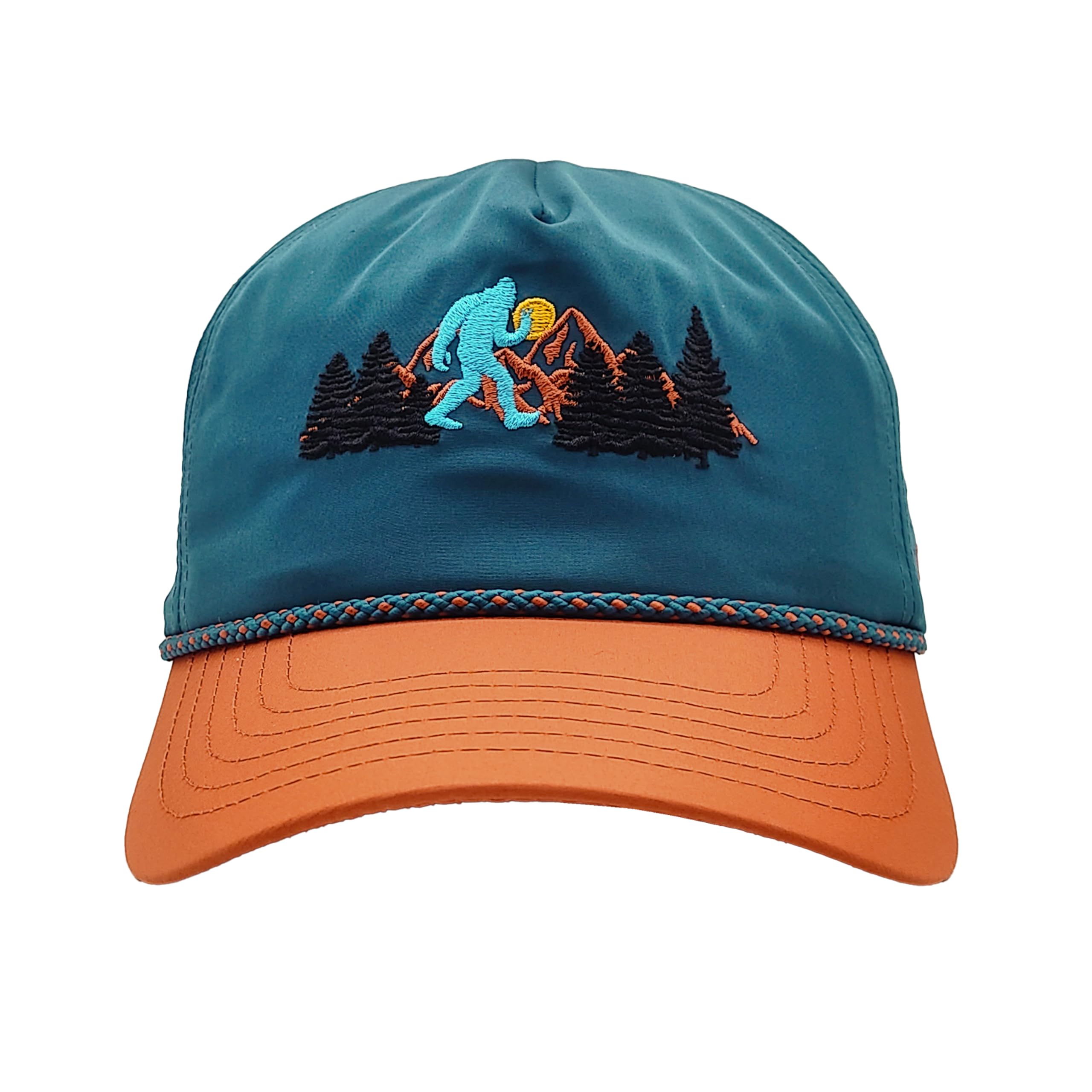 Sprints Semi-Structured EZ Rope Snapback | Lightweight, Quick Dry, Sport Hat, One Size, Unisex (Sasquatch)