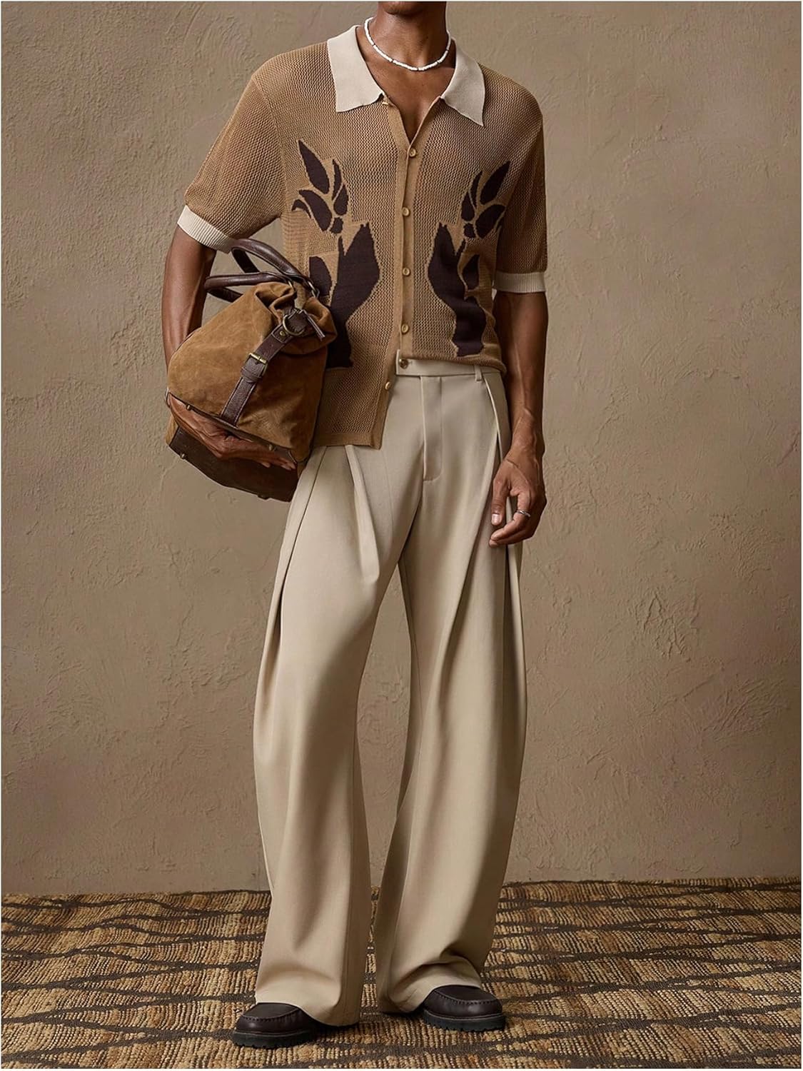 SOLY HUX Men's Office Dress Pants Loose Work Business Casual Suit Pants Trousers with Pockets - Image 4