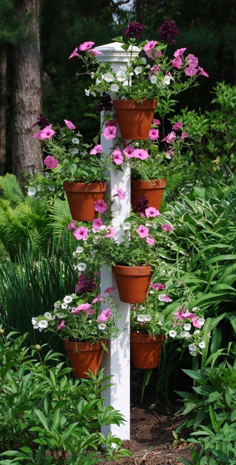 12 Blumentopf-Clips Aus Stahl - Für Tontöpfe 12,7–20,3 Cm, Rostfrei, Zum Aufhängen Im Garten & Haus