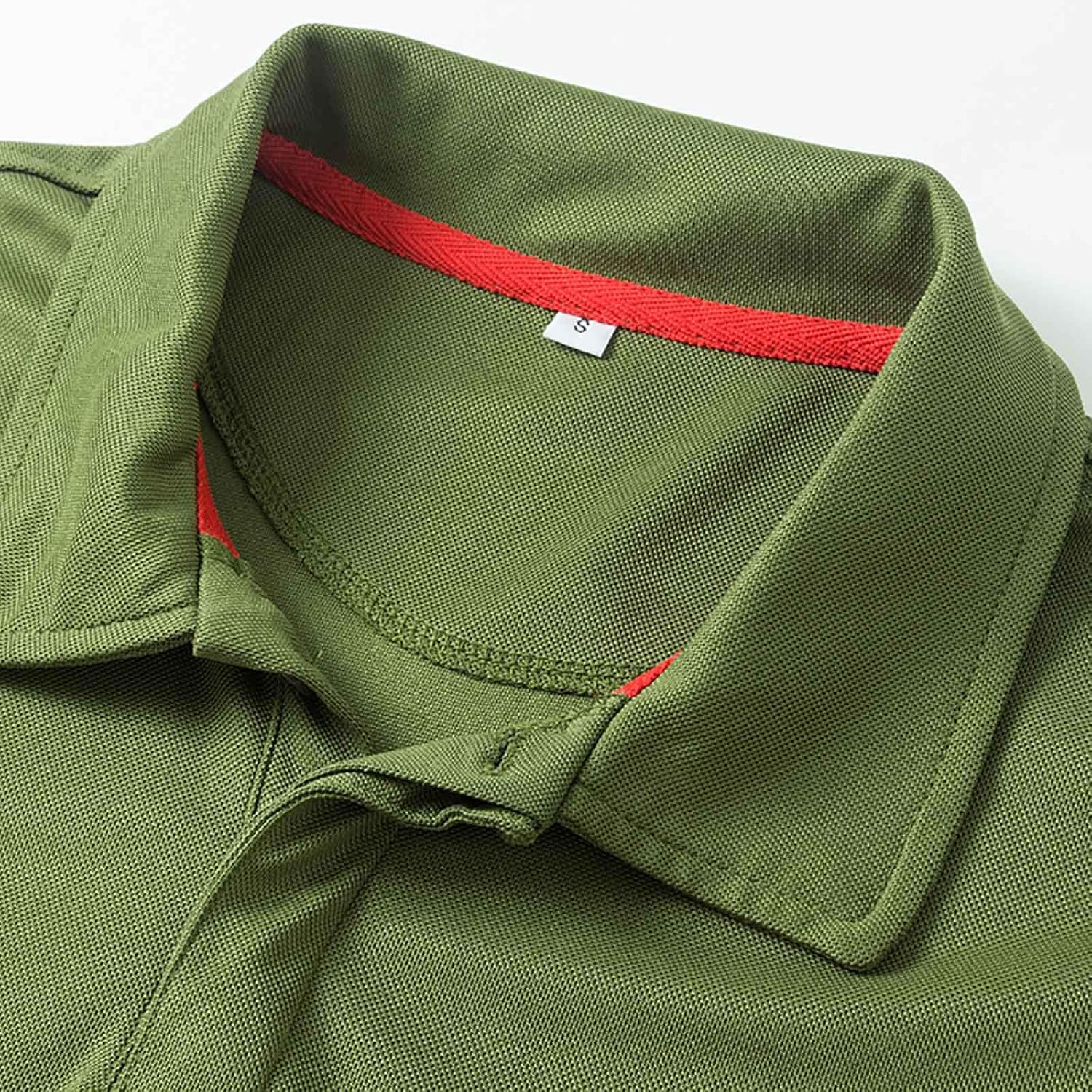 Mens Polo Shirts Short Sleeve Moisture Wicking Performance Collared Shirt Quick Dry Athletic Casual Golf Polos