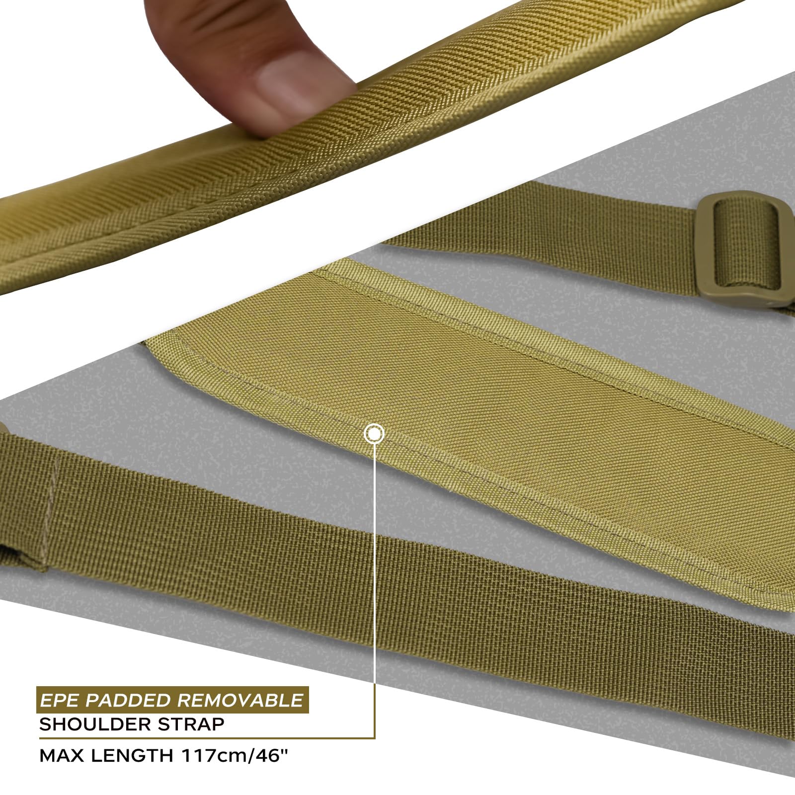 Seaknight Torba wędkarska karpiowa SK003 na jedno ramię morze torby na sprzęt wędkarski torba kamuflażowa outdoorowa torba podróżna 50 cm x 28 cm x 27 cm (żółta)
