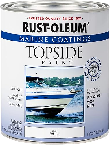 Rust-Oleum pintura marina para parte superior 1 cuarto 206999 Rust-Oleum pintura marina para parte superior 1 cuarto 206999