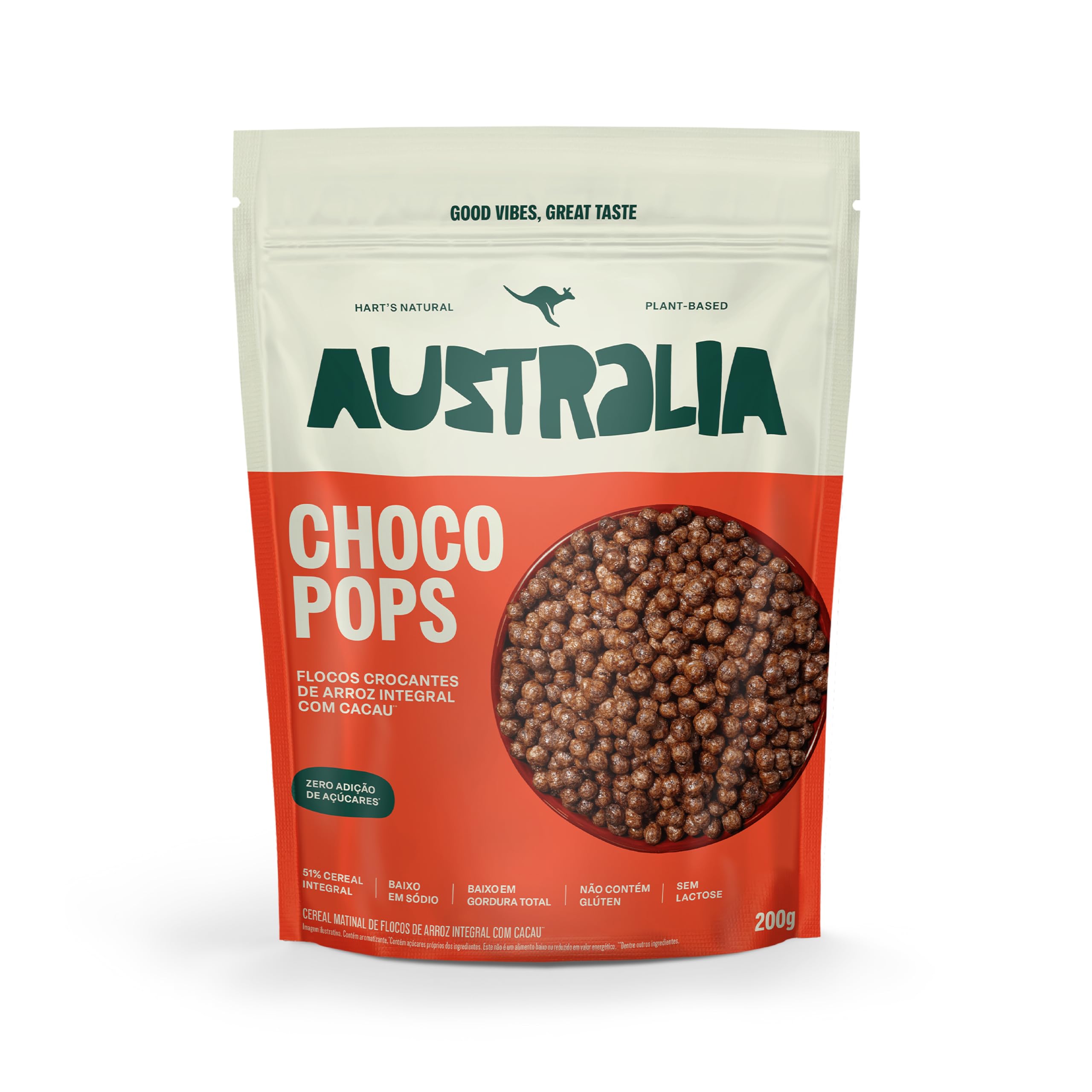Hart's Natural ChocoPops Australia Chocolate | Cereal Matinal Sem