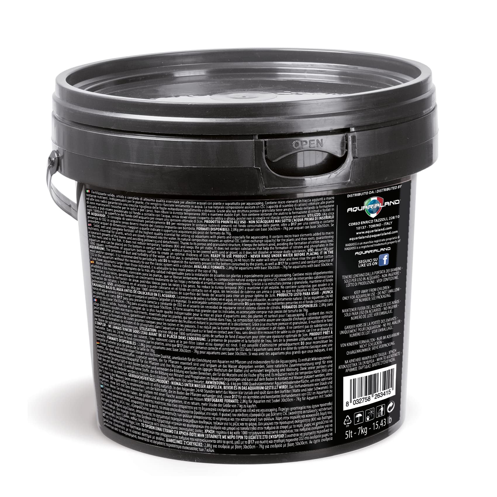 Base Sabbia Fertilizzante Per Acquario - 5 Litri (7kg) Per Piante Acquatiche - Foto 3