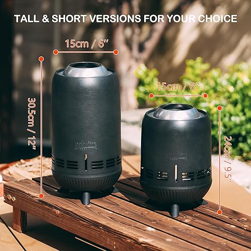Miniatura 2 de ONLYFIRE OUTDOOR LIVING Chimenea de mesa de 12 pulgadas con bolsa de transporte, hoguera portátil para camping, caravana, patio trasero, hoguera,