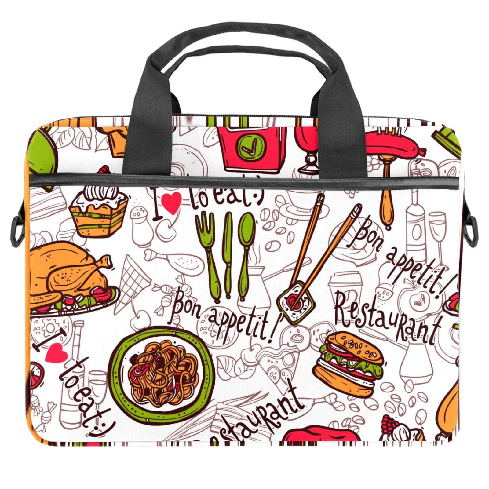 Sac ordinateur portable 13 pouces multicolore pour le bureau