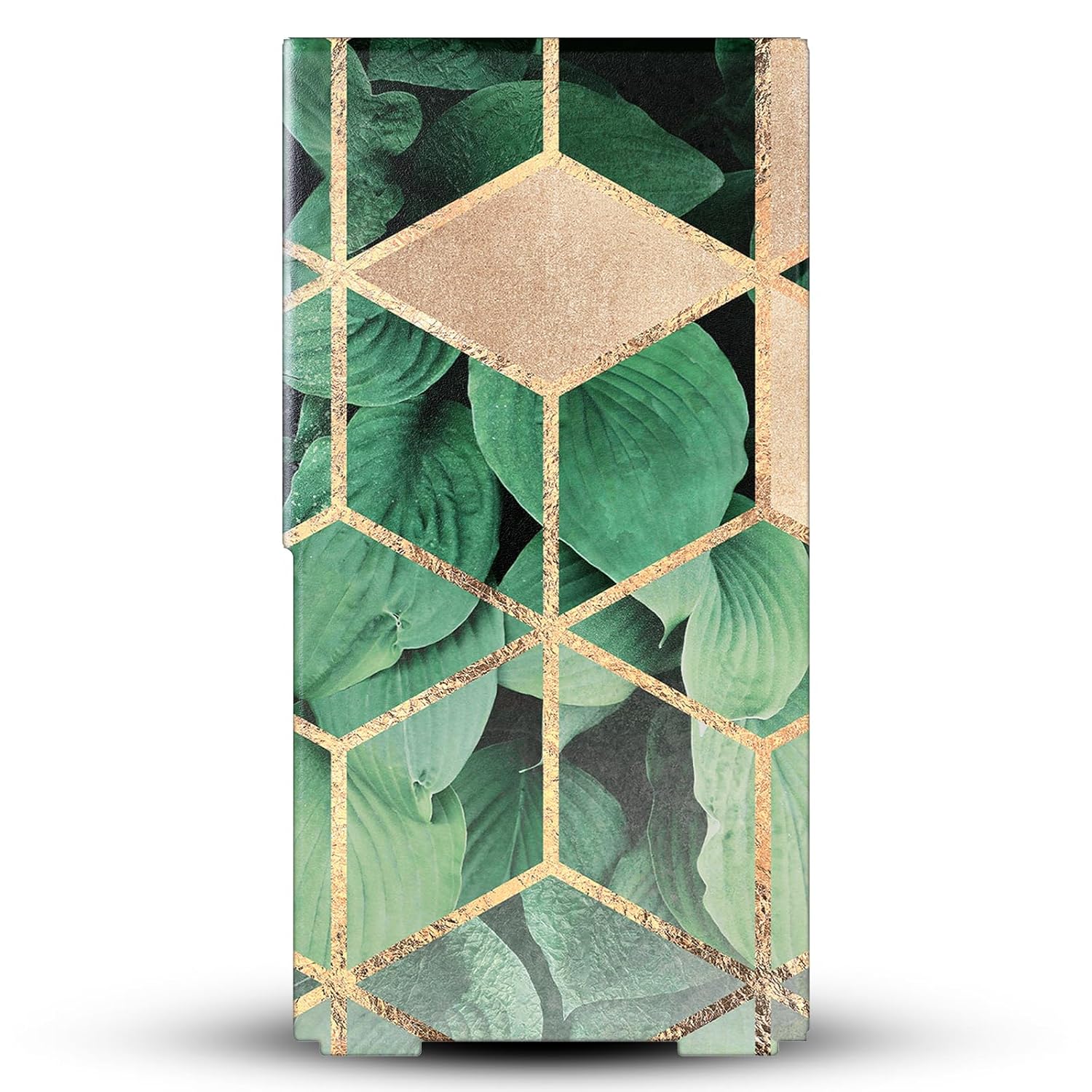 Head Case Designs Officially Licensed Elisabeth Fredriksson Leaves And Cubes Art Mix Game Console Wrap and Game Controller Skin Bundle Compatible With Xbox Series X