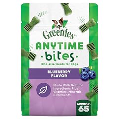 Greenies Anytime Bites Dog Treats Blueberry Flavor Dog Training Treats 10 3 oz Bag