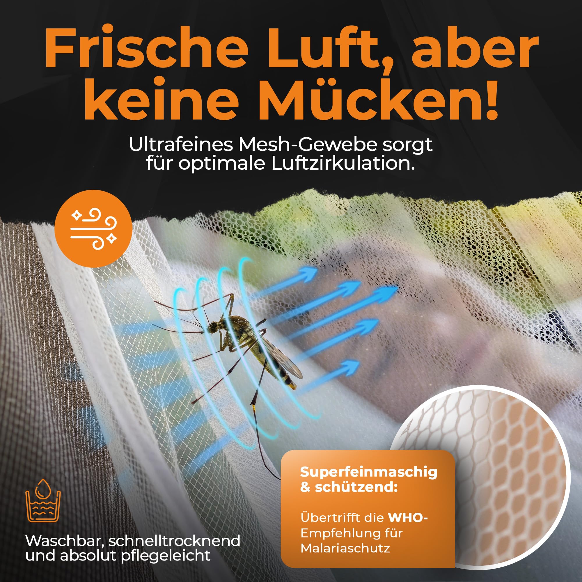 Unisex Travelline Spider moskitiera dla dorosłych, ochrona przed owadami, siatka na owady w praktycznym worku podróżnym, do użytku na zewnątrz, biała, 60 x 245 1250 cm EU