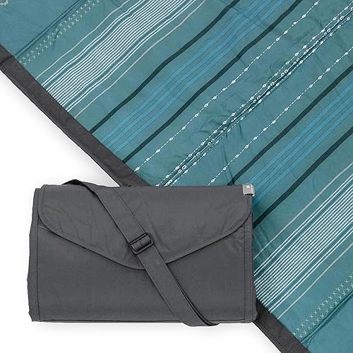 Miniatura 21 de Little Unicorn - Manta para exteriores o interiores, diseño a rayas y costero, 100 % poliéster, impermeable, fácil limpieza y transporte, para bebés