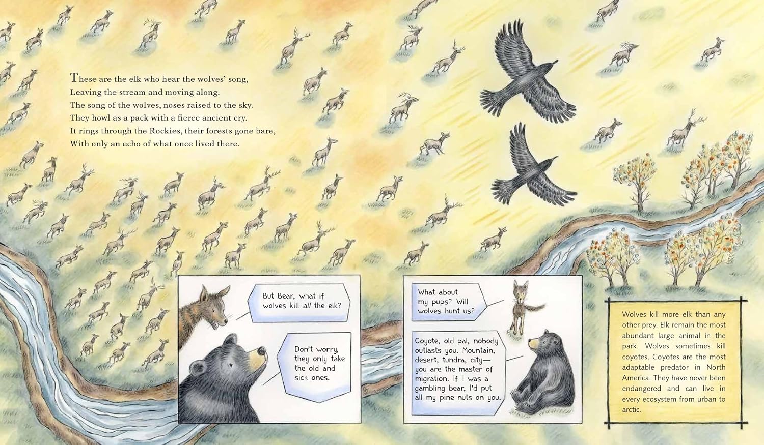 The Wolf Effect: A Wilderness Revival Story – An Educational Picture Book About Yellowstone's Trophic Cascade and How Nature Heals (A Voice of the Wilderness Picture Book, 1)