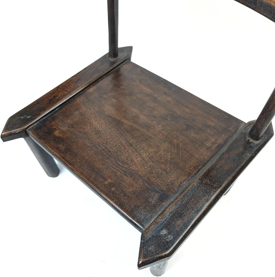 Amazon.co.jp: バウレ族の椅子 アフリカの家具 スツール （p578-12