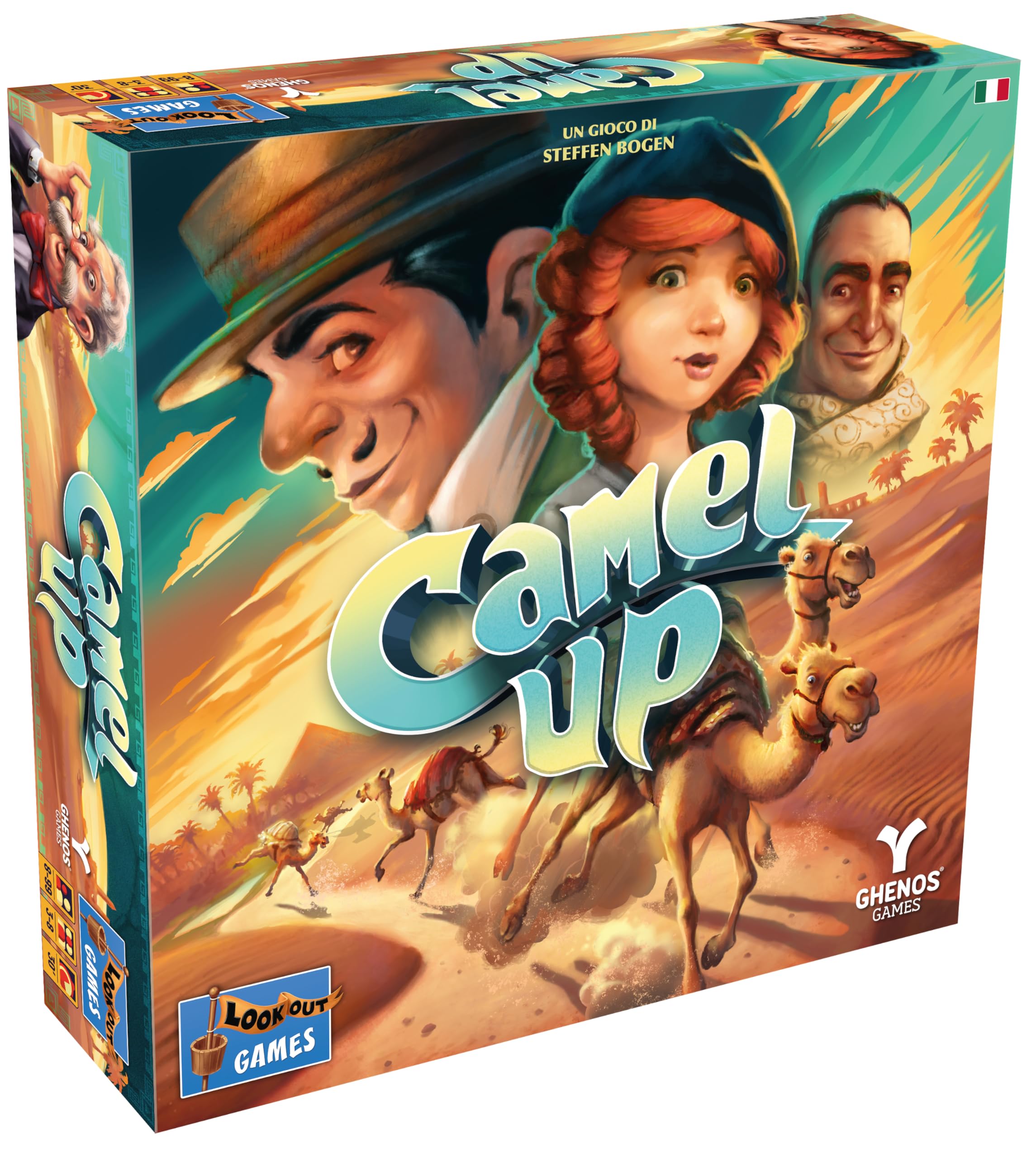 Ghenos Games Camel Up - Box Game - Italian Edition