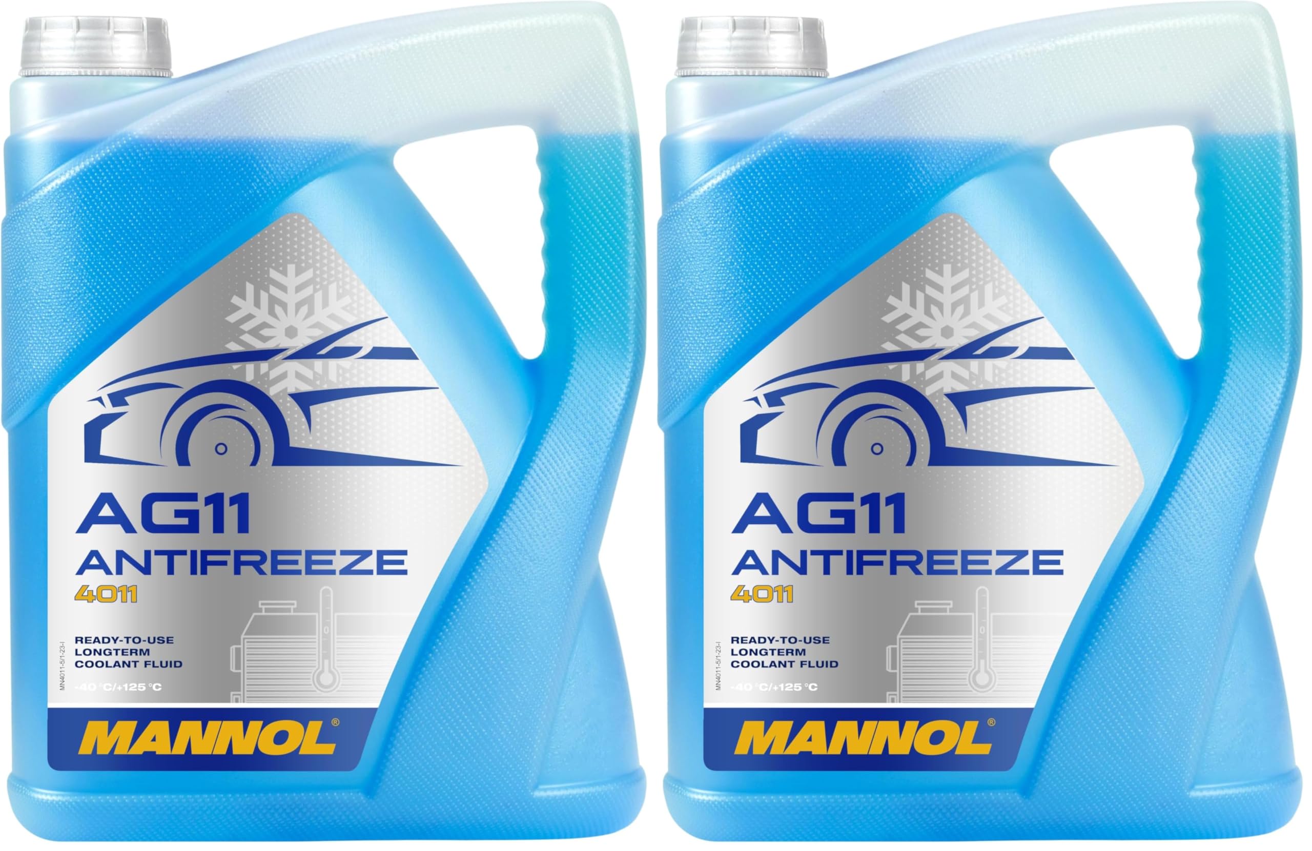 MANNOL Antifreeze AG11 (-40) Longterm 5 L (Packung mit 2)