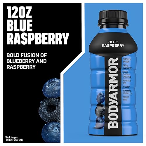 Vista 32 de BODYARMOR - Bebida deportiva, fresa y plátano, sabores naturales con vitaminas, electrolitos ricos en potasio, perfecta para deportistas, 20 onzas
