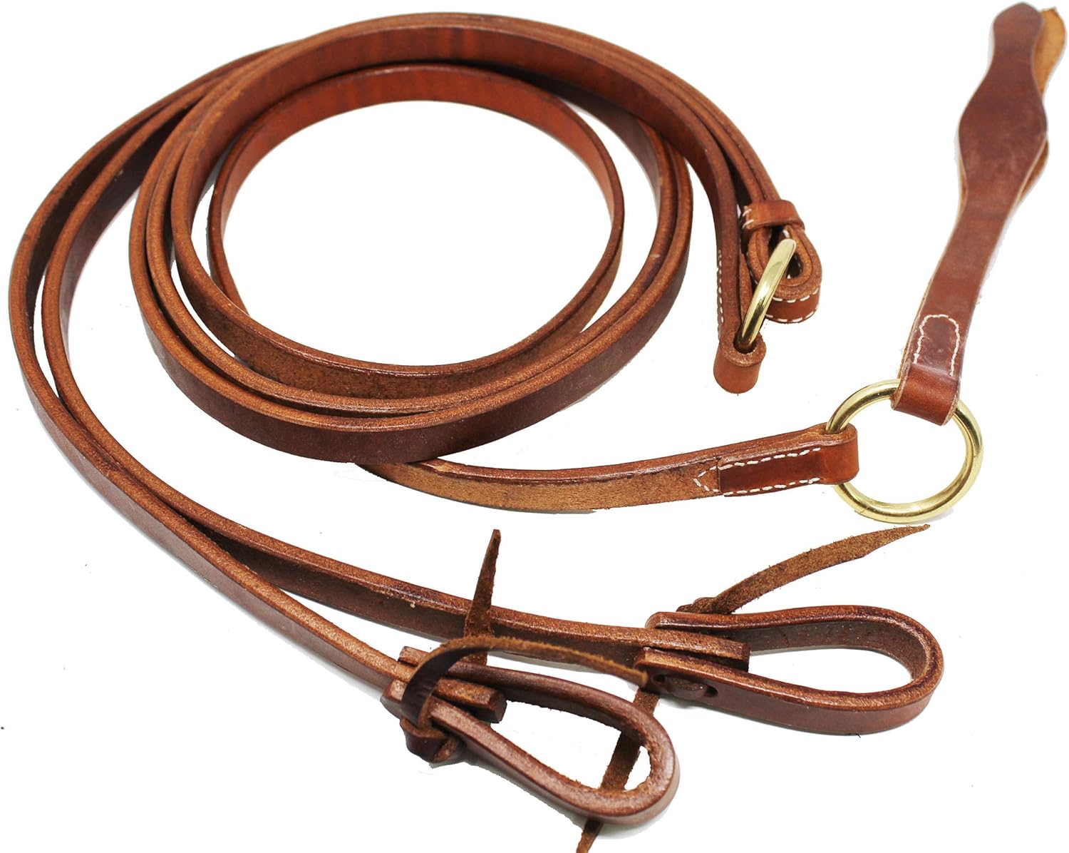CHALLENGER Horse Tack Hermann Oak Leather Flat Romel Rein Reins 975H555