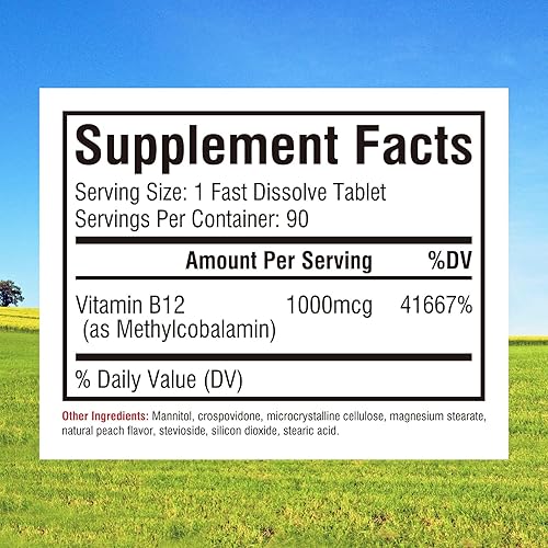 Miniatura 3 de Innate Vitality Paquete de glicinato de magnesio y vitamina B12, sin gluten y vegano, magnesio (120 cápsulas) y vitamina B12 1000 mcg (90 pestañas