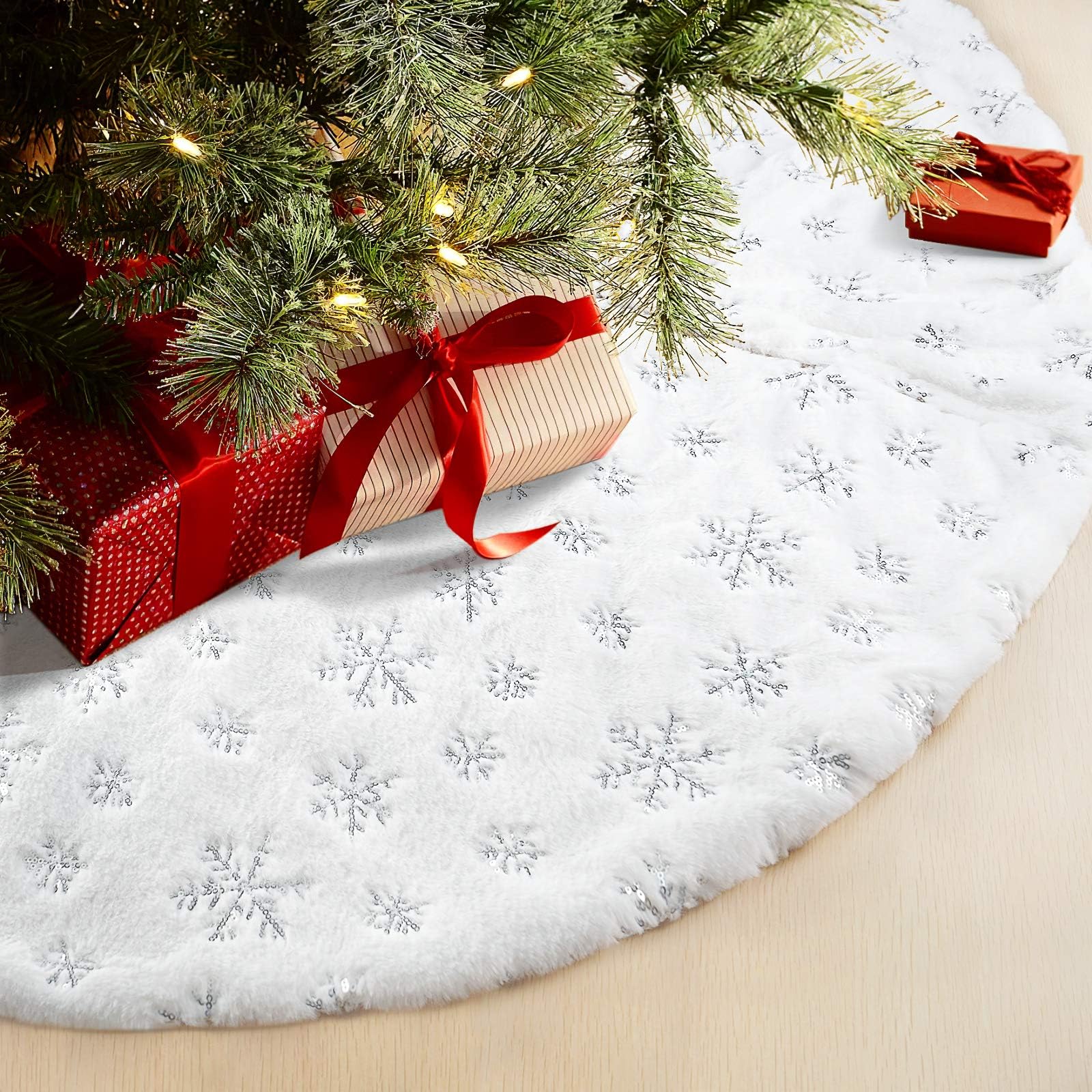 tappetini per alberi di natale