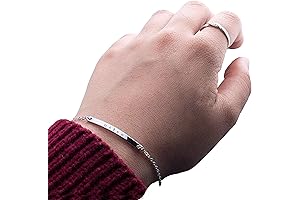 Personalized Name Bar Bracelet for Women Under 25