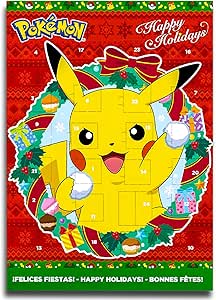 Pokemon Advent Calendar with 24 Milk Chocolate Figures Christmas Pokemon Advent Calendar with 24 Milk Chocolate Figures Christmas