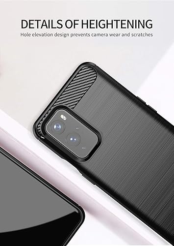 Miniatura 3 de Funda para teléfono Oneplus 9 5G, funda 1+9 5G a prueba de golpes, resistente a los arañazos, fibra de carbono suave, TPU suave, para Oneplus 9 5G