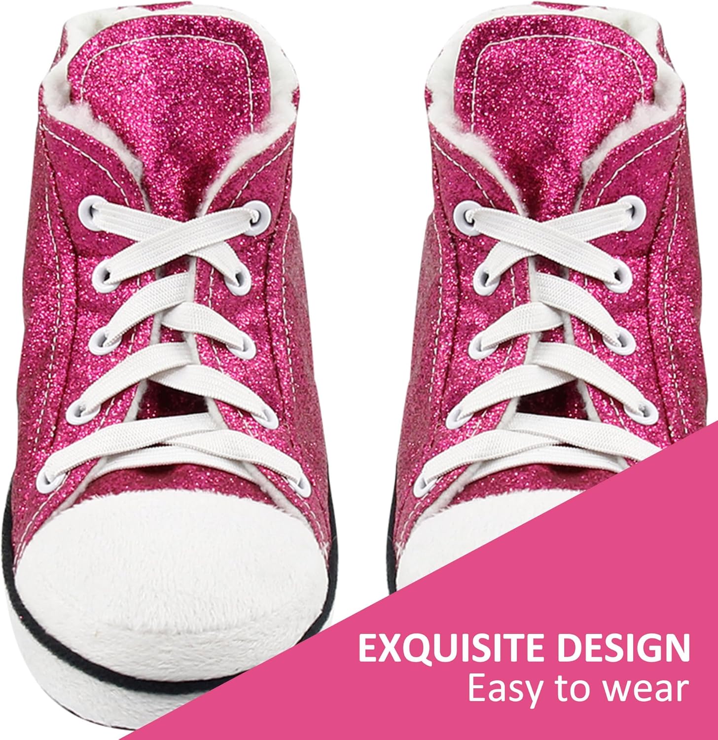 Kids Sneaker Slippers - Soft and Stylish Comfort Cozy House Shoes for Girls and Boys - Image 5