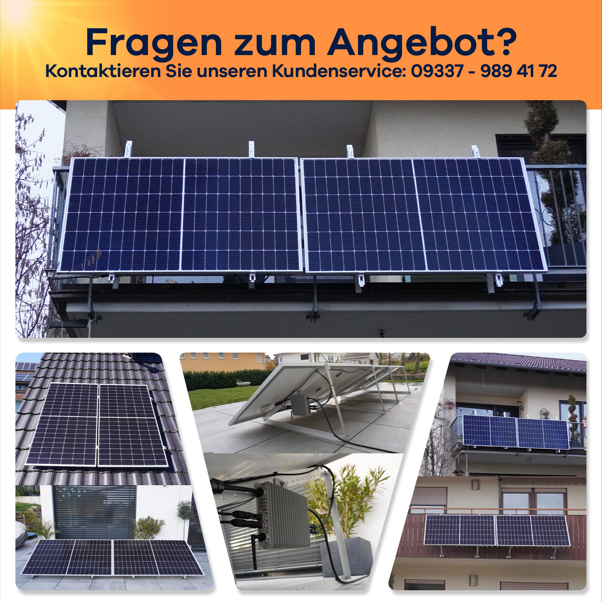Deye Wechselrichter 600W für Photovoltaik, Mini Solaranlage, Balkonkraftwerk oder kleine EEG Solaranlagen auf dem Hausdach. Mikrowechselrichter für Steckdose inkl. WLAN und kostenlosem Smaprtphone App