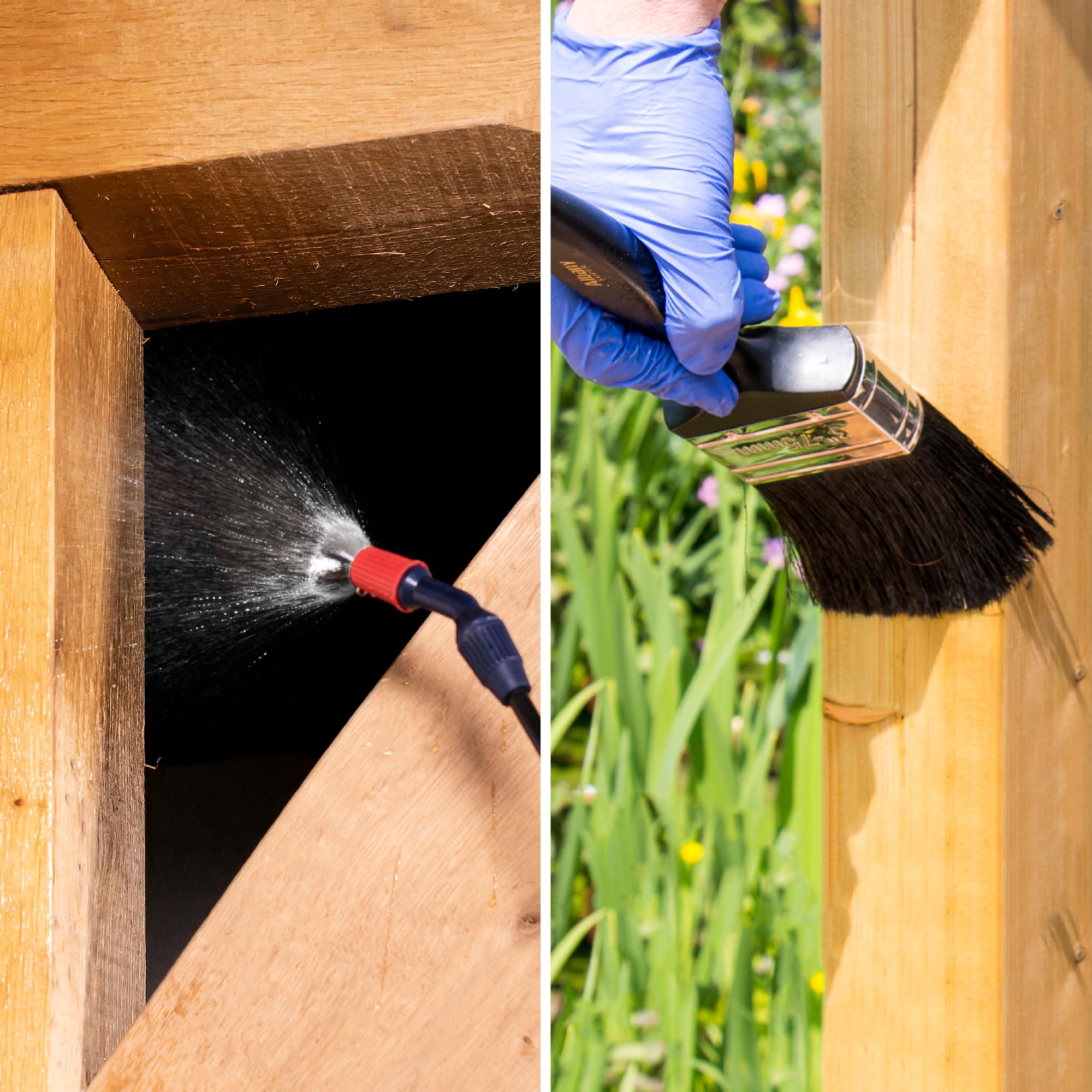 Soluguard Antitarlo – 5 Litri – Trattamento Antitarlo e Antitermiti per Legno, Pronto all’Uso, ad Alta Concentrazione, Formula Trasparente