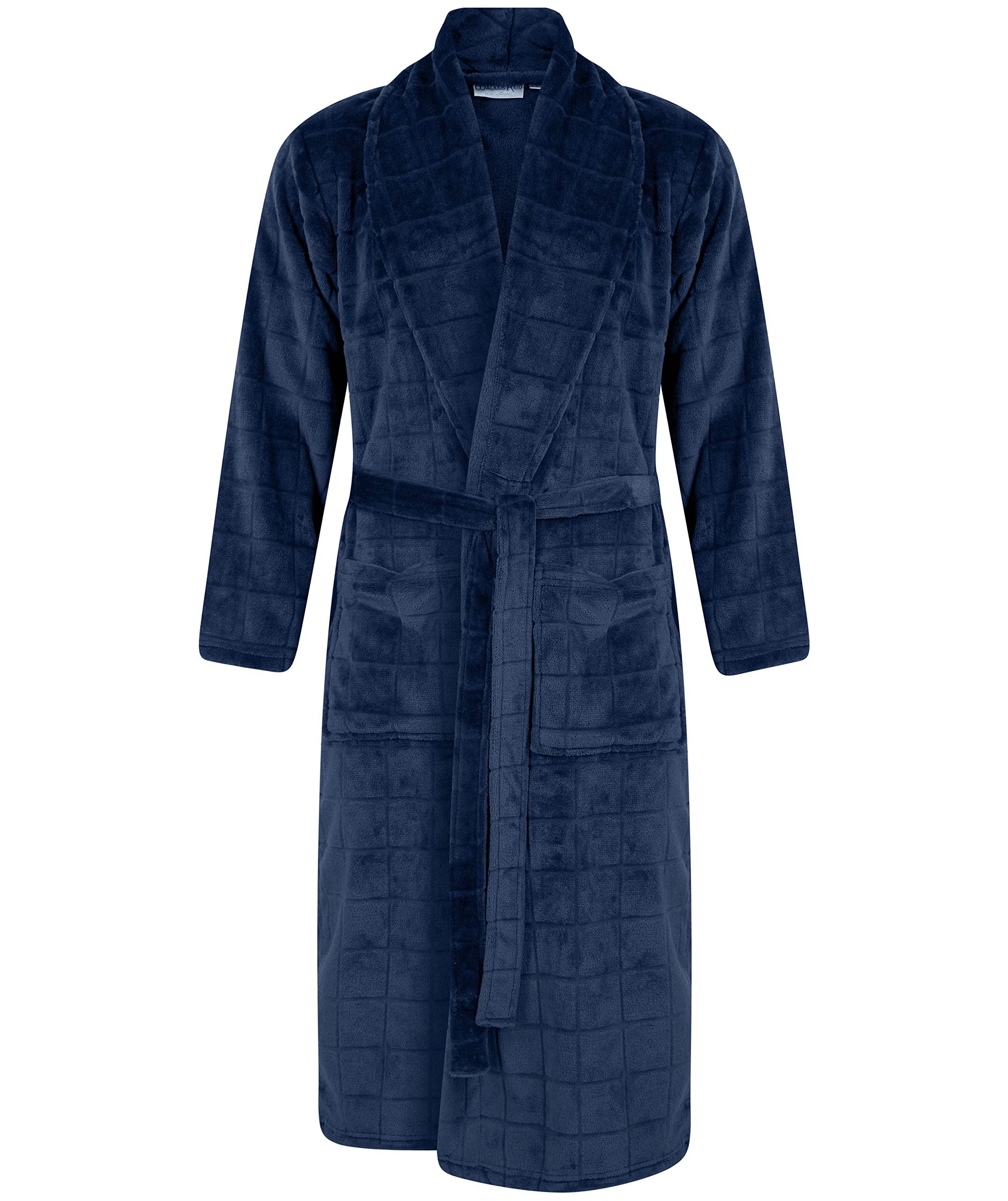 Walker Reid Men's Navy Dressing Gown Wr88835 Large