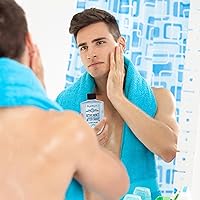 Vista 5 de BushKlawz Clásico Refrescante Enfriamiento Calmante Loción Tónico para Después del Afeitado de Barbería Splash Activo Príncipe Satisface todos