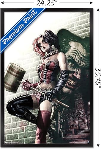 Miniatura 54 de Trends International DC Comics - Póster de pared de Harley Quinn, 22.375 x 34 pulgadas, versión premium sin marco