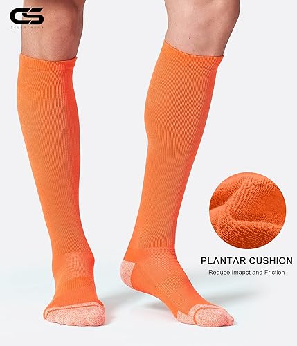 Miniatura 2 de CS CELERSPORT Paquete de 23 calcetines de béisbol y sóftbol para fútbol, hasta la rodilla, sobre la pantorrilla, calcetines deportivos
