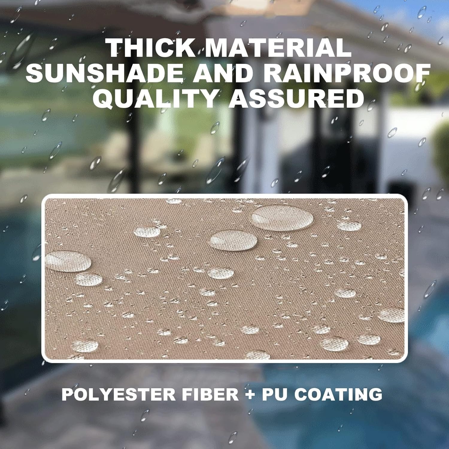 Store banne Auvent de Patio autoportant rétractable Manuel – Pare-Soleil extérieur sans perçage for terrasses et terrasses auvent(Rot,300 * 120cm)